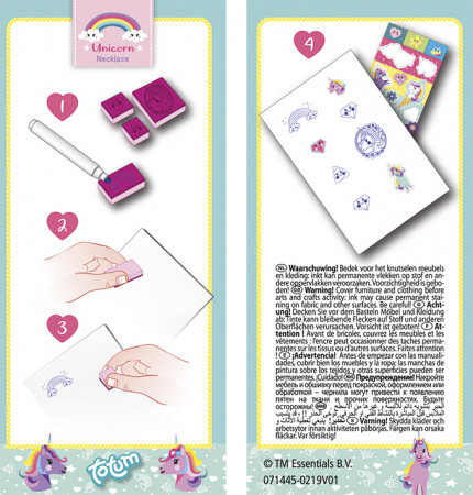 Mini set creativ Stampile cu unicorni [3]