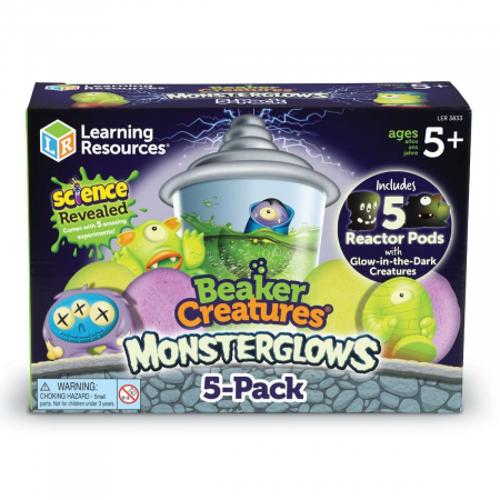 Halloween - Monstruletii din laborator – Set reflectorizant (5 capsule)
