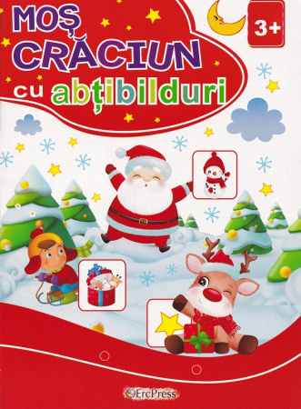 Rechizite școlare - Mos Craciun cu abtibilduri