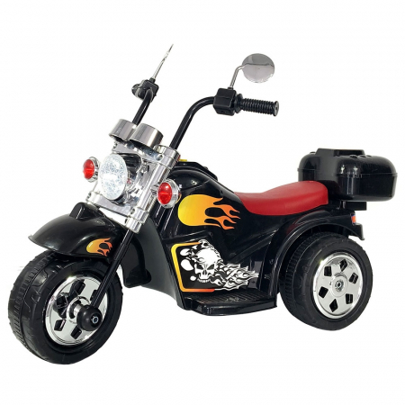 Mașinuțe și motociclete electrice - Motocicleta electrica Chipolino Chopper black
