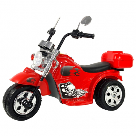Mașinuțe și motociclete electrice - Motocicleta electrica Chipolino Chopper red