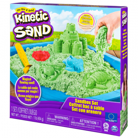 Nisip Kinetic - set nisip verde