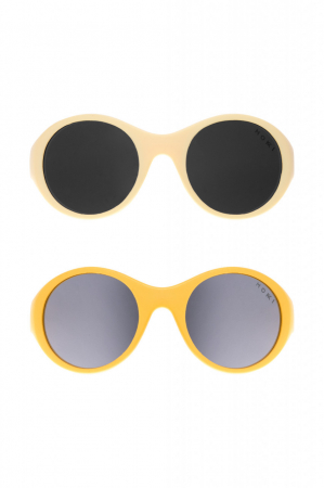 Ochelari de soare pentru copii MOKKI Click & Change, protectie UV, galben, 0-2 ani, set 2 perechi [4]
