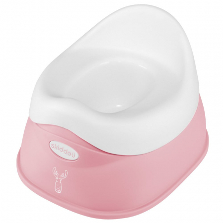 Olita pentru copii, Potti, Skiddou, cu spatar, Keep pink, roz [4]