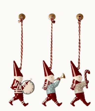Set de 3 ornamente metalice în cutie de chibrituri, Pixies - Maileg [1]