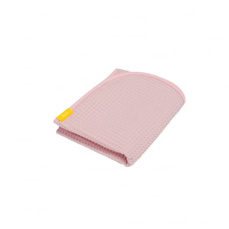Păturici și prosoape bebeluși - Paturica si prosop 2 in 1 nou nascut Skiddou Teppi, 100% bumbac, Roz, 75x100cm