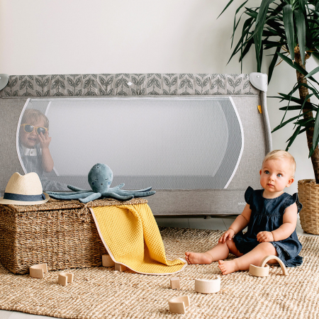 Patut de calatorie pliabil Skiddou Lunar, 2 nivele, Normandic Dream, Gri [3]