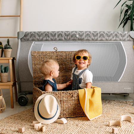 Patut de calatorie pliabil Skiddou Lunar, 2 nivele, Normandic Dream, Gri [1]