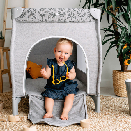 Patut de calatorie pliabil Skiddou Lunar, 2 nivele, Normandic Dream, Gri [4]