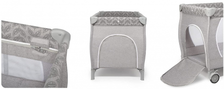 Patut de calatorie pliabil Skiddou Lunar, 2 nivele, Normandic Dream, Gri [7]