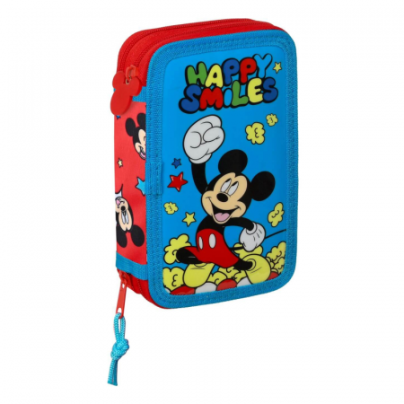 Penare - Penar dublu echipat 28 piese Mickey Mouse
