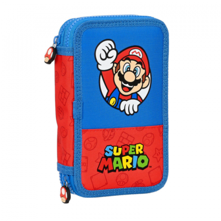 Penare - Penar dublu echipat 28 piese Nintendo Super Mario Bros.