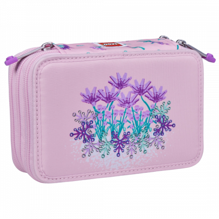 Rechizite școlare - Penar neechipat LEGO Flowers  cu 3 compartimente
