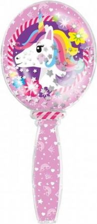 Perie de par cu sclipici cu model unicorn [1]