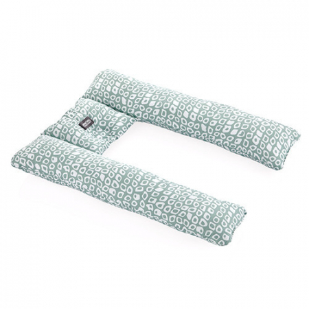 Perna 3 in 1 : babynest, pentru gravide si pentru alaptare in forma de U BabyJem (Culoare: Verde) [6]
