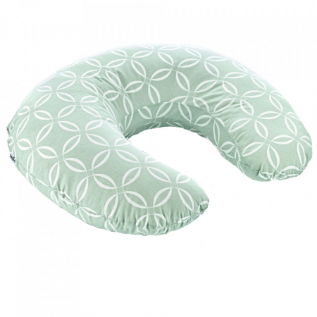 Perna pentru alaptat 2 in 1 Nursing Pillow, BabyJem (Culoare: Galben) [5]