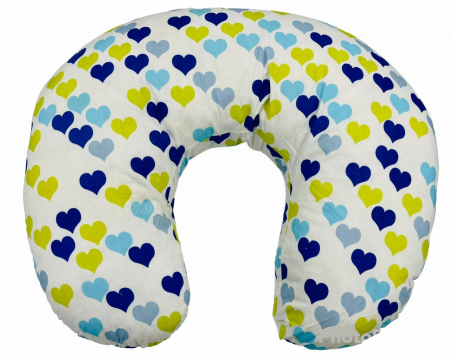 Perne de alăptare - Perna pentru alaptat 2 in 1 Nursing Pillow Flowers, BabyJem (Culoare: Roz)