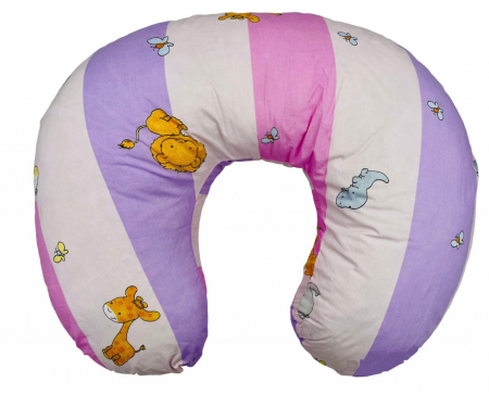 Perne de alăptare - Perna pentru alaptat 2 in 1 Nursing Pillow Zoo, BabyJem (Culoare: Galben)