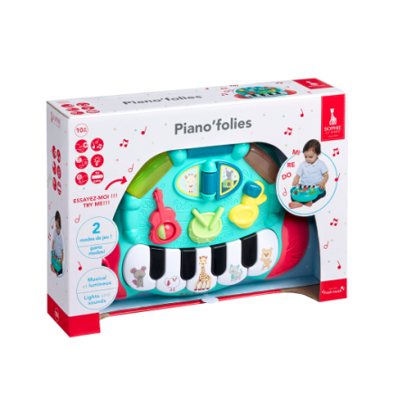 Pian Muzical Cu Lumini Girafa Sophie [5]