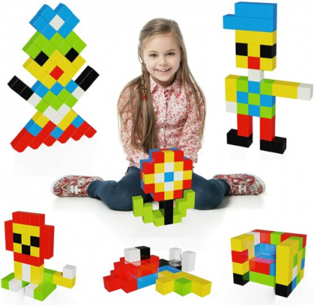 Jocuri educative pentru școală/grădiniță - Picasso Tiles 60