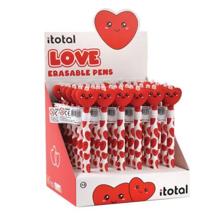 Pix cu gel erasable, inima rosie, iTotal [1]