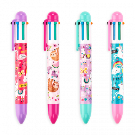 Pix multicolor cu 6 culori si mecanism retractabil Funtastic Friends [4]