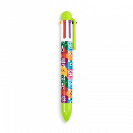 Pix multicolor cu 6 culori si mecanism retractabil Monstruleti [2]
