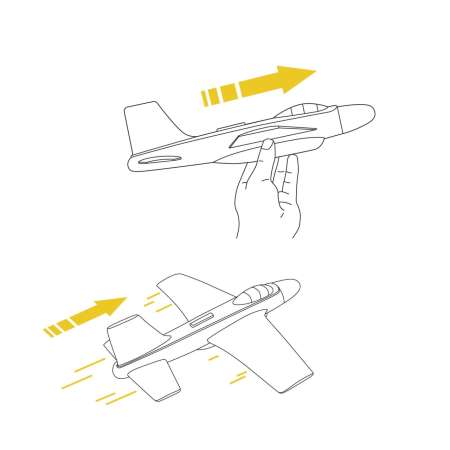 Planor - Avion din spuma, Djeco [2]