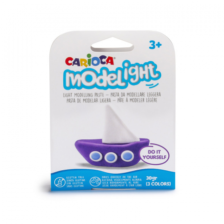 Plastilină - Plastilina moale Carioca Modelight DiY - barcuta