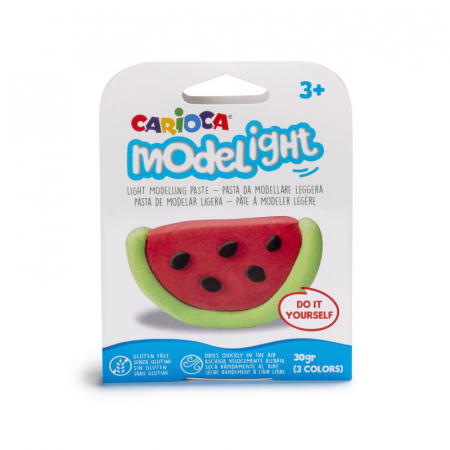 Plastilină - Plastilina moale Carioca Modelight DiY - pepene