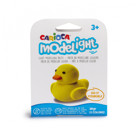 Plastilină - Plastilina moale Carioca Modelight DiY - ratusca.