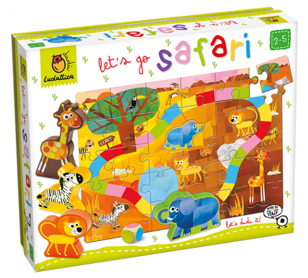 Jucării copii 5-6 ani - PLAY DUDU' – Joc educativ de societate Hai in safari