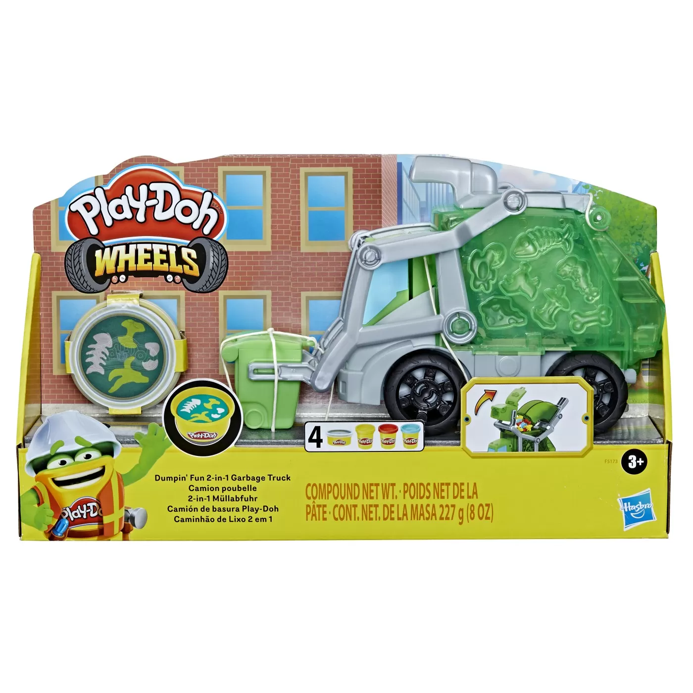 Plastilină - PLAYDOH CAMION GUNOI 2 IN 1