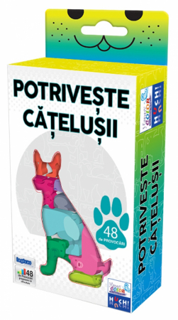 Jucării - potrivește cățelușii