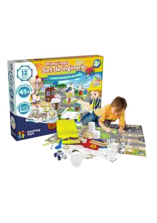 Jucării copii 3-4 ani - PRIMUL MEU SET DE INGINERIE CONSTRUIESTE UN ORAS
