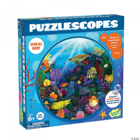 Jucării copii 10+ - Puzzle circular, Reciful de corali