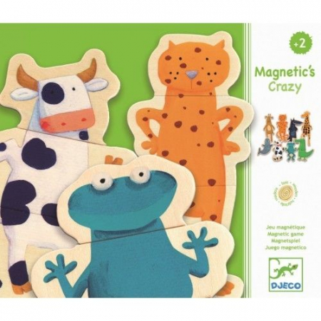 Puzzle cu magneți Animale- amuzante Djeco [1]