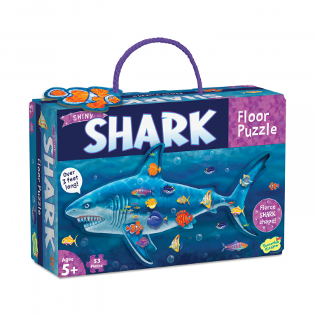 Puzzle de podea - Peaceable Kingdom Puzzle de podea in forma rechin Shark Floor Puzzle