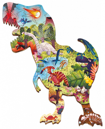 Puzzle din lemn - Dinozaurii [2]