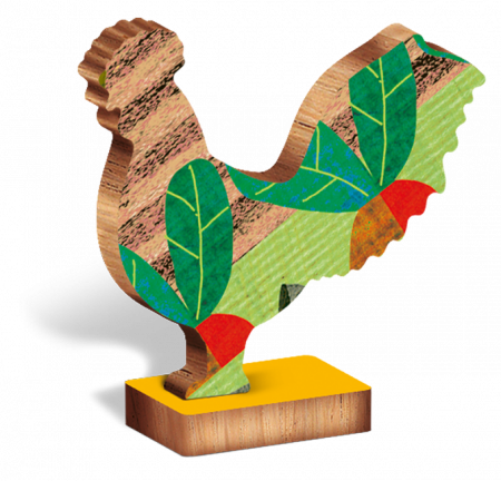 Puzzle din lemn - Ferma [5]