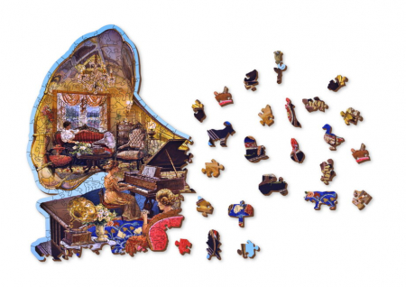 Puzzle din lemn, Gramofonul bunicilor, 250 piese [2]