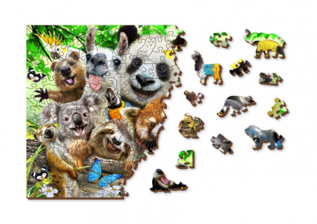 Puzzle din lemn, Paradisul ursilor, 200 piese [2]