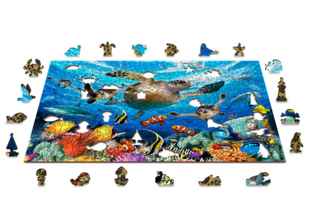 Puzzle din lemn, Viata oceanica, 505 piese [3]