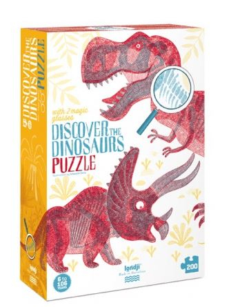 Jucării copii 7-8 ani - Puzzle Descopera dinozaurii