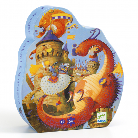 Puzzle Djeco Cavalerul si Dragonul [4]