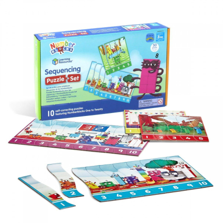 Jucării științifice și experimente - Puzzle - Exersam numaratul de la 1 -20 - Numberblocks