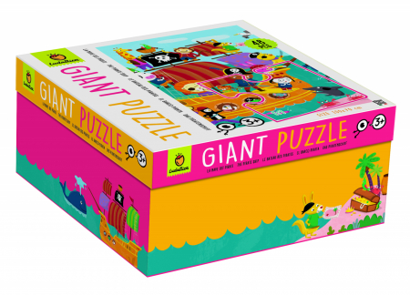 Jocuri educative - Puzzle Gigant - Barca Piratilor