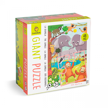 Jocuri educative - Puzzle Gigant - Jungla