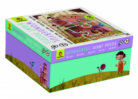 Jucării copii 5-6 ani - Puzzle Gigant Lumea Povestilor - Hensel si Gretel