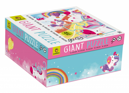 Idei de cadouri sub 100 de lei - Puzzle Gigant - UNICORNII MAGICI